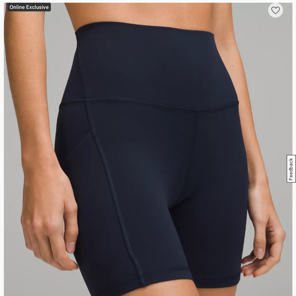 Align High-Rise Shorts with Pockets 6" in Dark Lavender